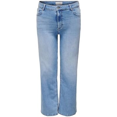 CARMAKOMA CARWILLY bred passform jeans hög midja skinny fit jeans, ljusblå denim, 14, Ljusblå denim, 40 CARMAKOMA CARWILLY bred passform jeans hög midja skinny fit jeans, ljusblå denim, 14, Ljusblå denim, 40