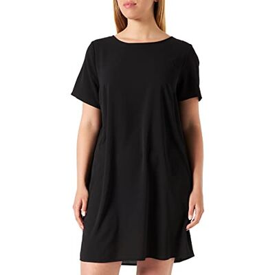 ONLY Carmakoma Women's CARLUX SS tunika klänning WVN NOOS blusklänning, svart, 42 ONLY Carmakoma Women's CARLUX SS tunika klänning WVN NOOS blusklänning, svart, 42