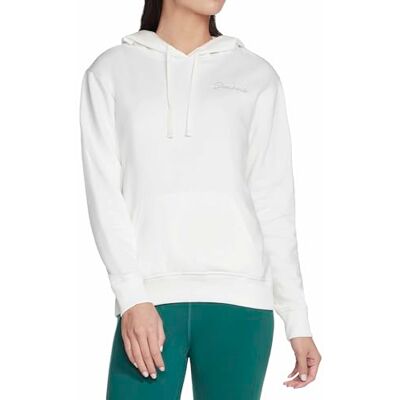 Skechers signatur pullover huvtröja snövit, Snövit, L Skechers signatur pullover huvtröja snövit, Snövit, L