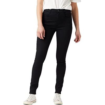 Wrangler Dam Jeans High Rise Skinny,framtida svart , 32W / 32L Wrangler Dam Jeans High Rise Skinny,framtida svart , 32W / 32L
