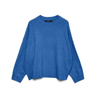 VERO MODA LS O-Neck Vmboom Ga Noos-tröja med rund hals, Nebulas blå, M Dam, Blå Nebulas, M VERO MODA LS O-Neck Vmboom Ga Noos-tröja med rund hals, Nebulas blå, M Dam, Blå Nebulas, M