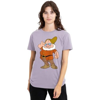 Snow White mandarin creative ltd Snövit och de sju dvärgarna, dok, ledaren dam t-shirt, lavendel, liten, Lavendel, S Snow White mandarin creative ltd Snövit och de sju dvärgarna, dok, ledaren dam t-shirt, lavendel, liten, Lavendel, S