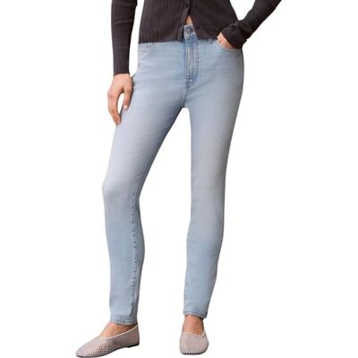 Calvin dam EU hög midja smal blå regn LV047E610G jeans, blå (blå regn), 23W/34L, Blå (blått regn), 23W x 34L Calvin dam EU hög midja smal blå regn LV047E610G jeans, blå (blå regn), 23W/34L, Blå (blått regn), 23W x 34L