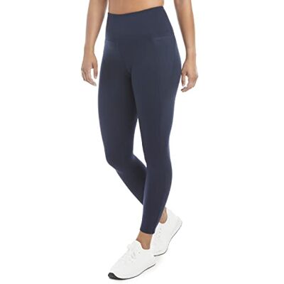 Danskin Dam hög midja bundna leggings, neo marinblå, medium, Neo Navy, M Danskin Dam hög midja bundna leggings, neo marinblå, medium, Neo Navy, M