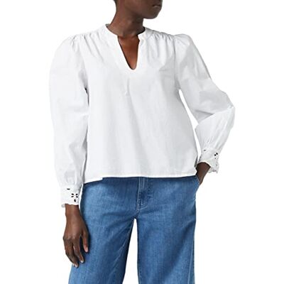 Peppercorn dam Julianna spetsblus, 0001 vit, XS Peppercorn dam Julianna spetsblus, 0001 vit, XS