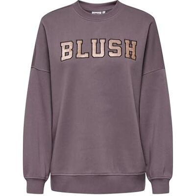 ONLY Onlkaitlyn L/S velour O-hals Swt, Månscape, M ONLY Onlkaitlyn L/S velour O-hals Swt, Månscape, M