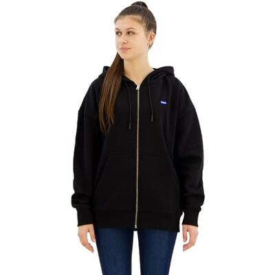 HUGO Sweatshirt för kvinnor, svart, S HUGO Sweatshirt för kvinnor, svart, S