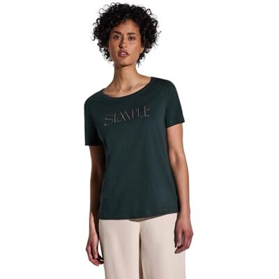 Street One T-shirt med Wording, Jägargrön, 44 Street One T-shirt med Wording, Jägargrön, 44