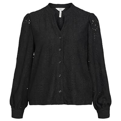 Object OBJFEODORA MARIKA L/S SHIRT NOOS, svart, XS Object OBJFEODORA MARIKA L/S SHIRT NOOS, svart, XS