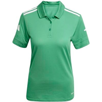 adidas dam Squadra25 Cotton Polo Shirt, team green/white, XL adidas dam Squadra25 Cotton Polo Shirt, team green/white, XL