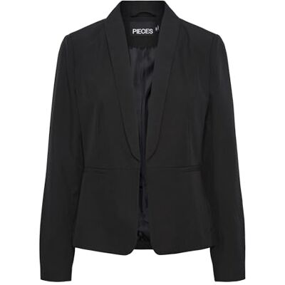 PIECES Pcbella Ls Blazer, svart, S PIECES Pcbella Ls Blazer, svart, S