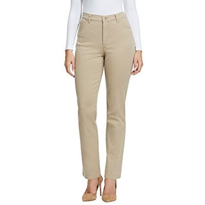 Gloria Vanderbilt Kvinnors Petite Amanda Classic Tapered Jean, Perfekt kaki, 46 SE/Kort Gloria Vanderbilt Kvinnors Petite Amanda Classic Tapered Jean, Perfekt kaki, 46 SE/Kort