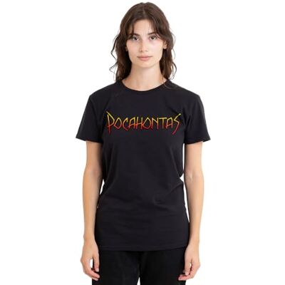 Pocahontas logo dam t-shirt, svart, XX-Large, Svart, XXL Pocahontas logo dam t-shirt, svart, XX-Large, Svart, XXL