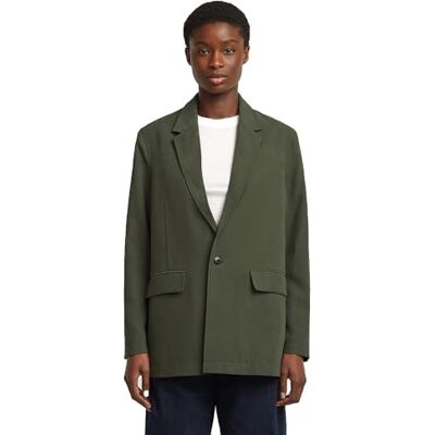 G-STAR RAW 8721136008785 BF Blazer wmn, Grå (Asfalt D26943-d522-995), S G-STAR RAW 8721136008785 BF Blazer wmn, Grå (Asfalt D26943-d522-995), S