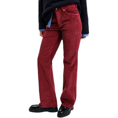 GANT Corduroy Flare jeans, Plumped Red, 29W GANT Corduroy Flare jeans, Plumped Red, 29W