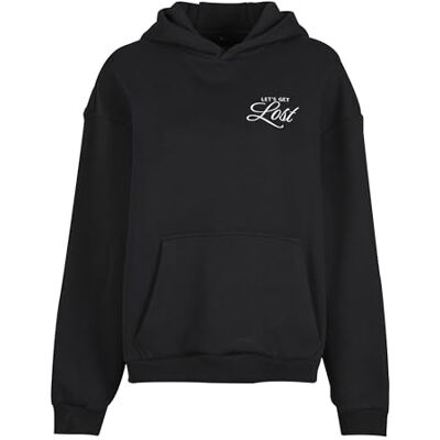 Tee Lost Flowers Ladies Fluffy Hoody, svart, L Tee Lost Flowers Ladies Fluffy Hoody, svart, L