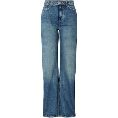 PIECES Pckate Hw raka jeans Mb Noos Bc, Mellanblå denim, 30W / 32L PIECES Pckate Hw raka jeans Mb Noos Bc, Mellanblå denim, 30W / 32L