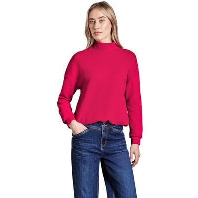 Street One Skjorta med fin struktur, Power Berry, 40 Street One Skjorta med fin struktur, Power Berry, 40