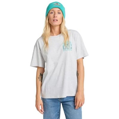 BILLABONG Always Looking kortärmad T-shirt grå S BILLABONG Always Looking kortärmad T-shirt grå S