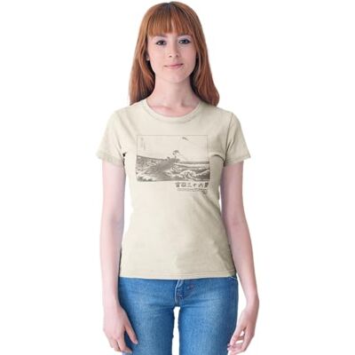 cotton division T-shirt dam, Naturliga, XL cotton division T-shirt dam, Naturliga, XL