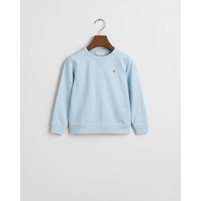 GANT unisex barn Shield Cotton Slub C-neck Tröja GANT unisex barn Shield Cotton Slub C-neck Tröja
