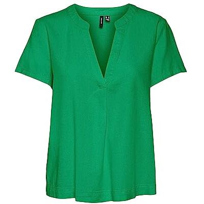 VERO MODA Vmmymilo Ss WVN Ga Top, Ljusgrön, M VERO MODA Vmmymilo Ss WVN Ga Top, Ljusgrön, M