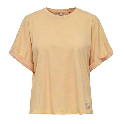 ONLY Onlminna S/S tvättad topp Cs JRS, Karamellkräm, L ONLY Onlminna S/S tvättad topp Cs JRS, Karamellkräm, L