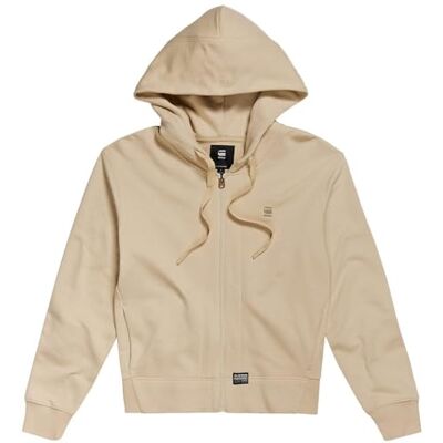 G-STAR RAW STM Fyx Biker HDD Sw Wmn LS Huvtröja, Beige Brown Rice D24962-7809-d309, Dam, beige (Tan brown), L G-STAR RAW STM Fyx Biker HDD Sw Wmn LS Huvtröja, Beige Brown Rice D24962-7809-d309, Dam, beige (Tan brown), L
