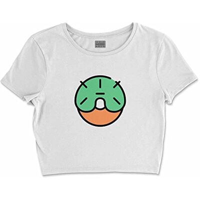 Bona Basics , Digitalt tryck, bas-t-shirt för kvinnor, 100% bomull, vit, avslappnad, damtoppar, storlek: L, Vitt och blått Bona Basics , Digitalt tryck, bas-t-shirt för kvinnor, 100% bomull, vit, avslappnad, damtoppar, storlek: L, Vitt och blått