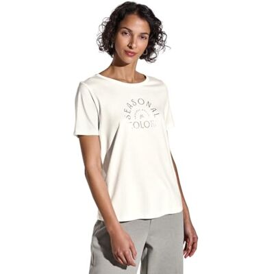 Street One T-shirt med Wording, Vit, 38 Street One T-shirt med Wording, Vit, 38