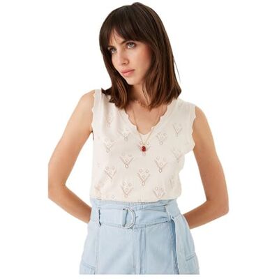 Garcia Dam-singlet-linne/cami skjorta, Whitecap, XXL Garcia Dam-singlet-linne/cami skjorta, Whitecap, XXL