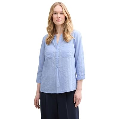 TOM TAILOR damblus, 37522 – Blå Chambray design, 36 TOM TAILOR damblus, 37522 – Blå Chambray design, 36
