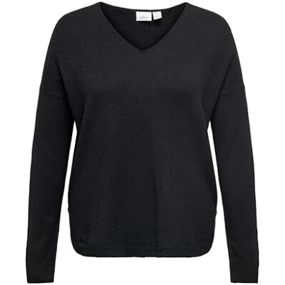 ONLY CARMAKOMA Dam CARMARGARETA LS tröja KNT NOOS, svart, XL ONLY CARMAKOMA Dam CARMARGARETA LS tröja KNT NOOS, svart, XL