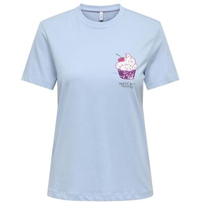 ONLY Onlkita Life S/S Glam Top Box JRS ONLY Onlkita Life S/S Glam Top Box JRS