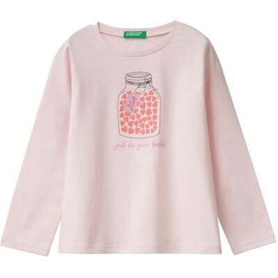 United T-shirt M/L, Rosenröd, 2 år United T-shirt M/L, Rosenröd, 2 år