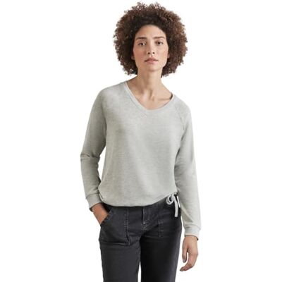 Street One V-ringad skjorta w. Shiny Cuff, Heather Grey Mel., 42 Street One V-ringad skjorta w. Shiny Cuff, Heather Grey Mel., 42