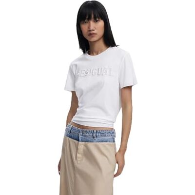 Desigual TS_Brandy, 1000 Vit, XL, Vit, XL Desigual TS_Brandy, 1000 Vit, XL, Vit, XL