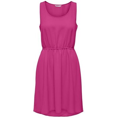 ONLY Onlnova Life S/L SARA Dress SOLID PTM, Hallon Rose, 38 ONLY Onlnova Life S/L SARA Dress SOLID PTM, Hallon Rose, 38
