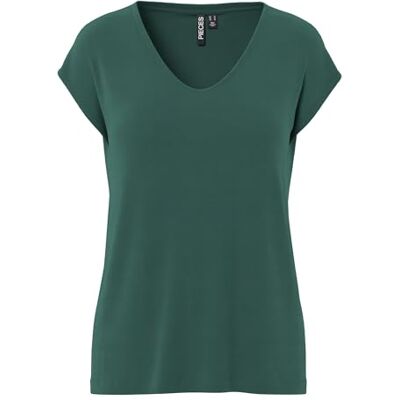 PIECES Bestseller A/S dam Pckamala Tee Noos Bc t-shirt, Vandringsgrön, S PIECES Bestseller A/S dam Pckamala Tee Noos Bc t-shirt, Vandringsgrön, S