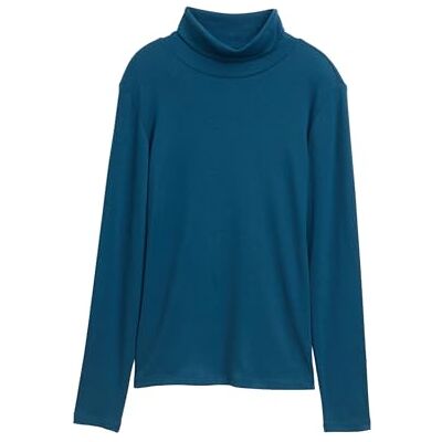 TOM TAILOR dam 1043142 långärmad med polotröja, 13183 – mörk petrol, XXL TOM TAILOR dam 1043142 långärmad med polotröja, 13183 – mörk petrol, XXL