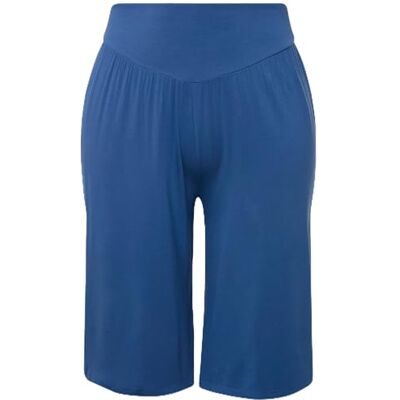 Ulla Popken Bermuda, Storben, rak, elastisk midja 818539 byxor, blå, 50 W x 32 l dam, Blå, 50W / 32L Ulla Popken Bermuda, Storben, rak, elastisk midja 818539 byxor, blå, 50 W x 32 l dam, Blå, 50W / 32L