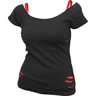 Spiral T-shirt för kvinnor, Svart, M Spiral T-shirt för kvinnor, Svart, M