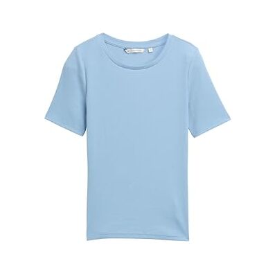 TOM TAILOR Denim T-shirt för kvinnor, 38246 – Glacier Blue, M TOM TAILOR Denim T-shirt för kvinnor, 38246 – Glacier Blue, M