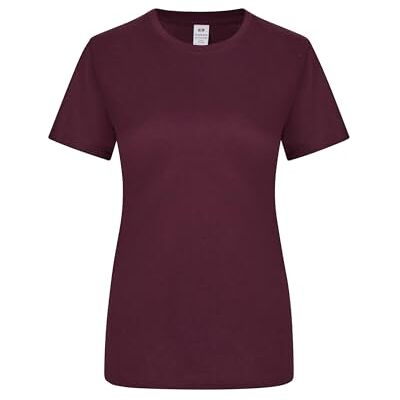Mukua Melbourne dam T-shirt med kort ärm, färg vin, storlek 3XL, Vinröd, 3XL Mukua Melbourne dam T-shirt med kort ärm, färg vin, storlek 3XL, Vinröd, 3XL