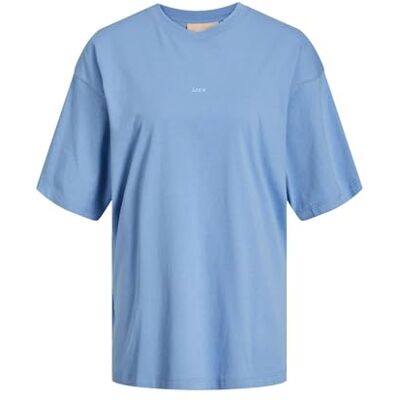 JJXX Jxandrea Loose Ss Every Logo Tee Noos, Silver Lake blå/tryck: bijou Blue logotyp, L JJXX Jxandrea Loose Ss Every Logo Tee Noos, Silver Lake blå/tryck: bijou Blue logotyp, L