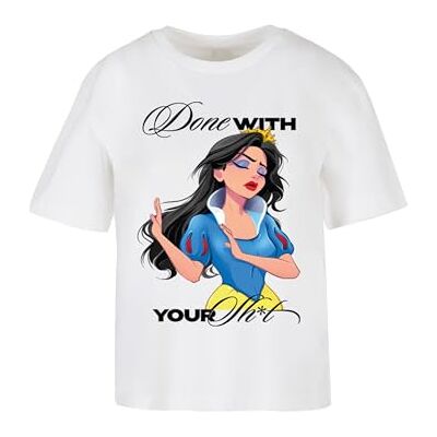 Tee Done with Your Sh*it te, Vit, 3XL plus size Tee Done with Your Sh*it te, Vit, 3XL plus size