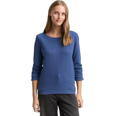 TOM TAILOR Denim damtröja, 10318 – Dark Duck Blue, XL TOM TAILOR Denim damtröja, 10318 – Dark Duck Blue, XL