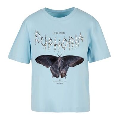 dam-t-shirt, Euphoria Tee, avslappnad t-shirt med fronttryck, normal passform, bomull, storlekar XS – 5XL, Oceanblue, S dam-t-shirt, Euphoria Tee, avslappnad t-shirt med fronttryck, normal passform, bomull, storlekar XS – 5XL, Oceanblue, S