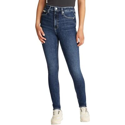 Calvin CK JEANS dam hög midja skinny J20J225149, denim (denim mörk), 24W/34L, Denim (denim mörk), 24W / 34L Calvin CK JEANS dam hög midja skinny J20J225149, denim (denim mörk), 24W/34L, Denim (denim mörk), 24W / 34L