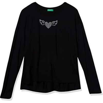 United T-shirt för flickor, Nero 100, M United T-shirt för flickor, Nero 100, M